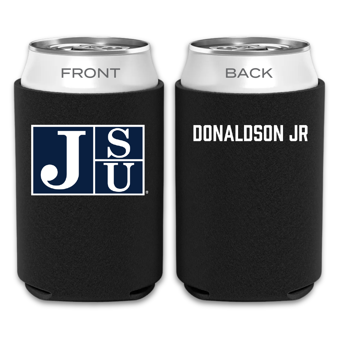 Jackson State University TF and XC Black Can Cooler - Ivan Donaldson Jr