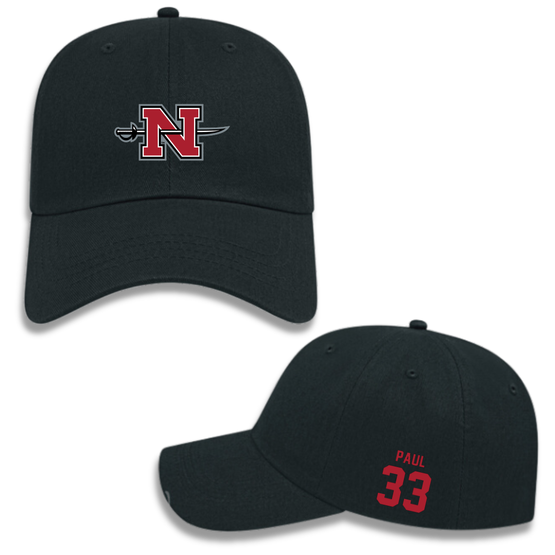 Nicholls State University Football Black Hat - #33 Kyler Paul