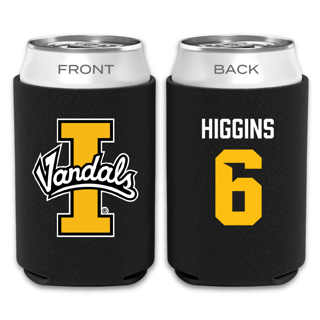 University of Idaho Football Black Can Cooler - #6 Trais Higgins
