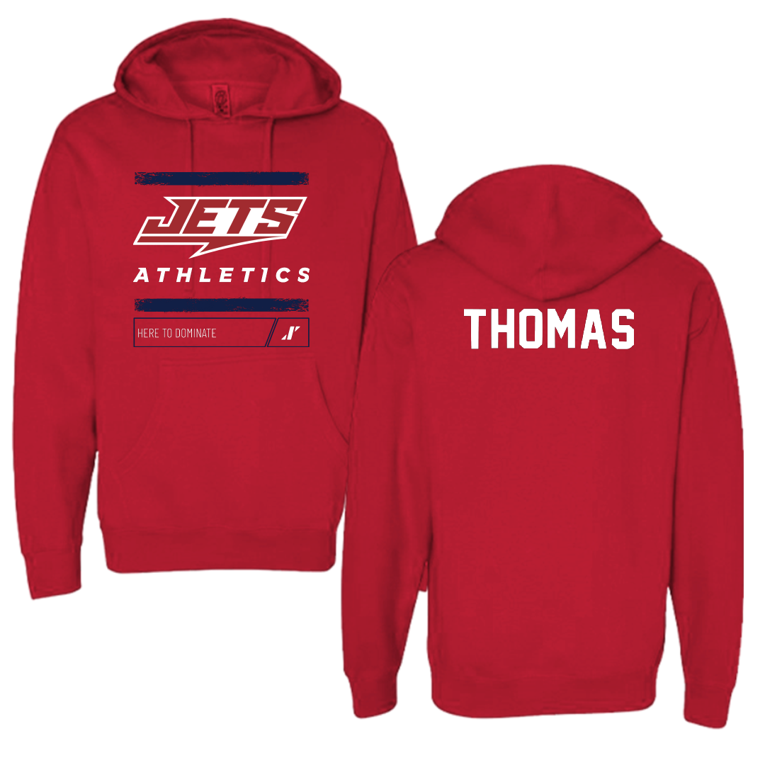 Newman University Cheer Red Dominate Hoodie - Amaya Thomas
