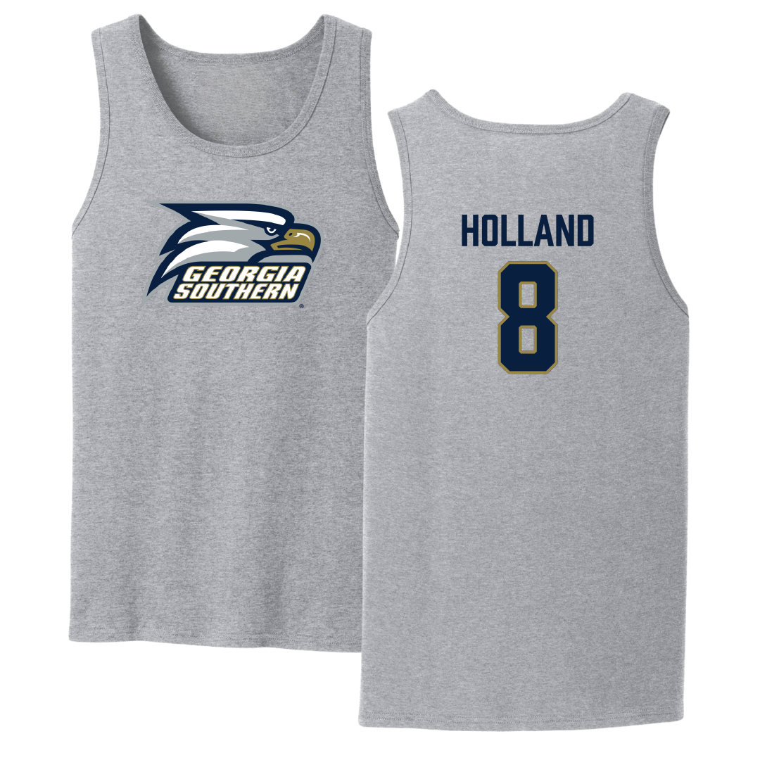 Georgia Southern University Softball Sport Gray Tank Top - #8 Bailey Holland