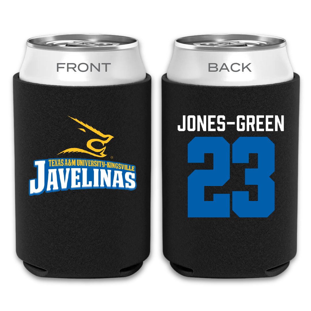 Texas A&M University-Kingsville Basketball Black Can Cooler - #23 Marcus Jones-Green