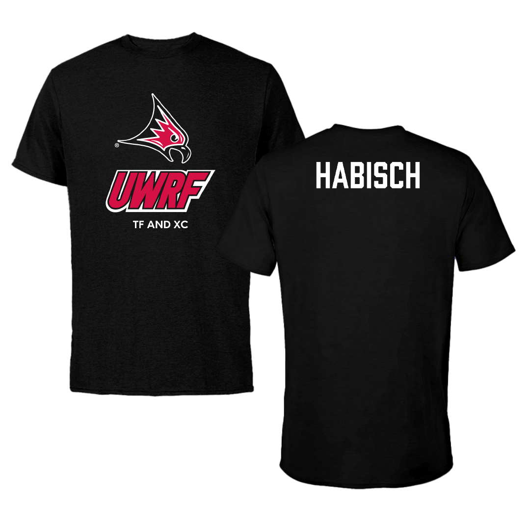University of Wisconsin-River Falls TF and XC Black Performance Tee - Zane Habisch