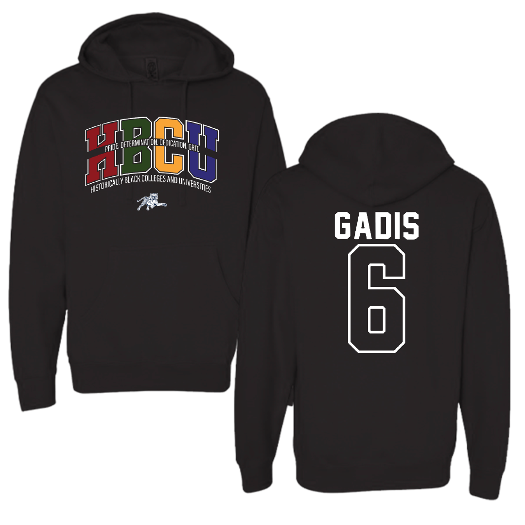 Jackson State University Volleyball Black HBCU Hoodie - #6 Naija Gadis