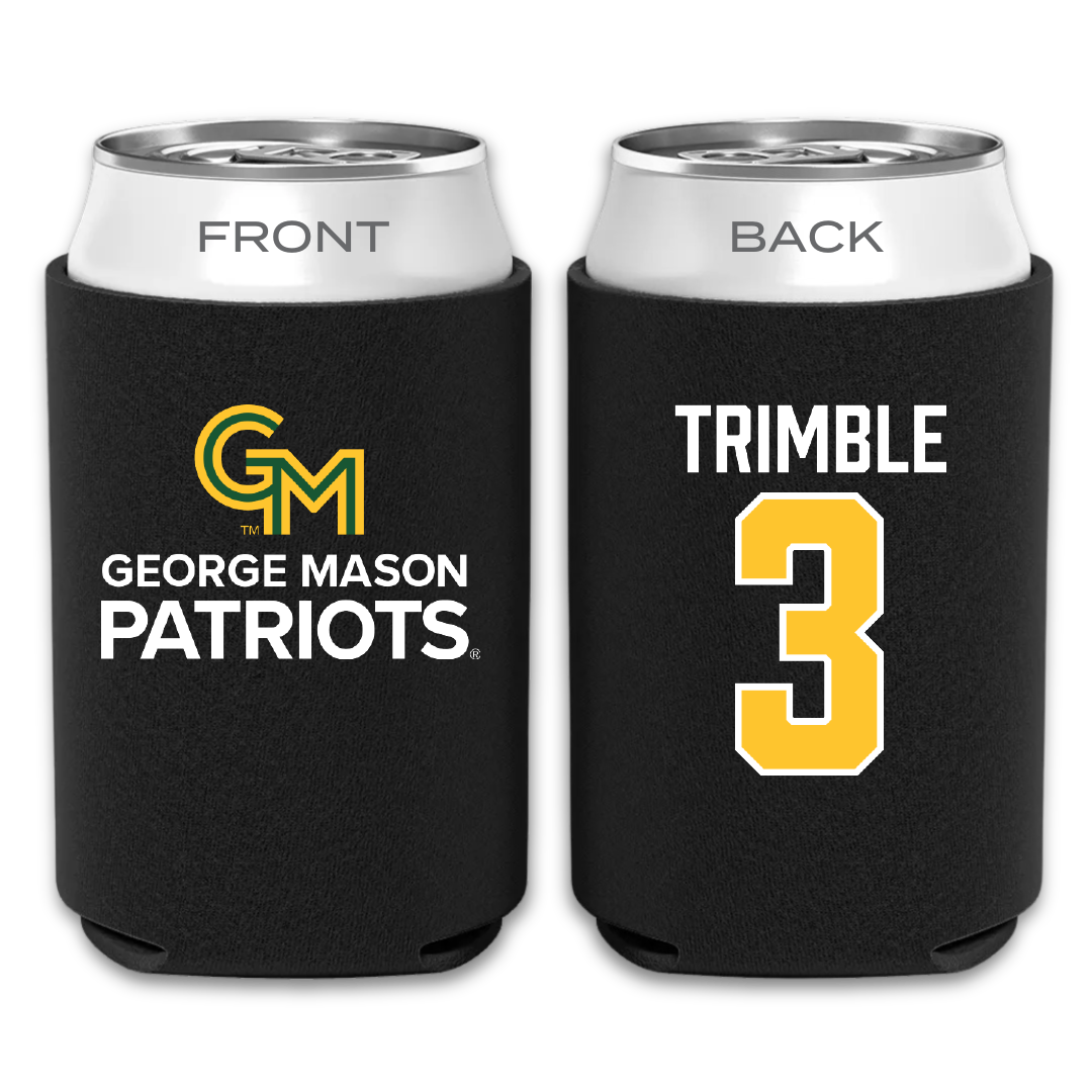 George Mason University Baseball Black Can Cooler - #3 South Trimble