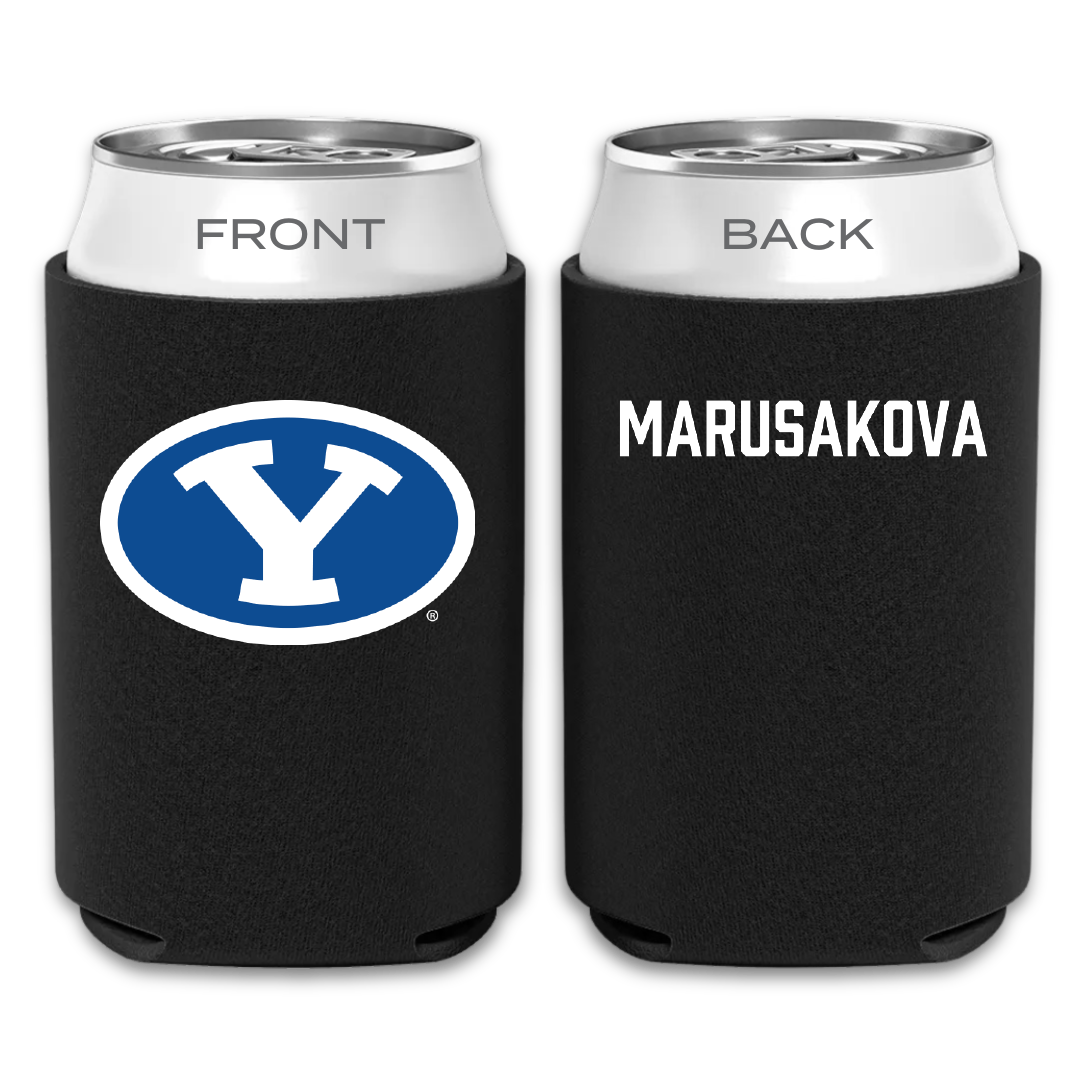 Brigham Young University Swimming & Diving Black Can Cooler - Emma Marusakova