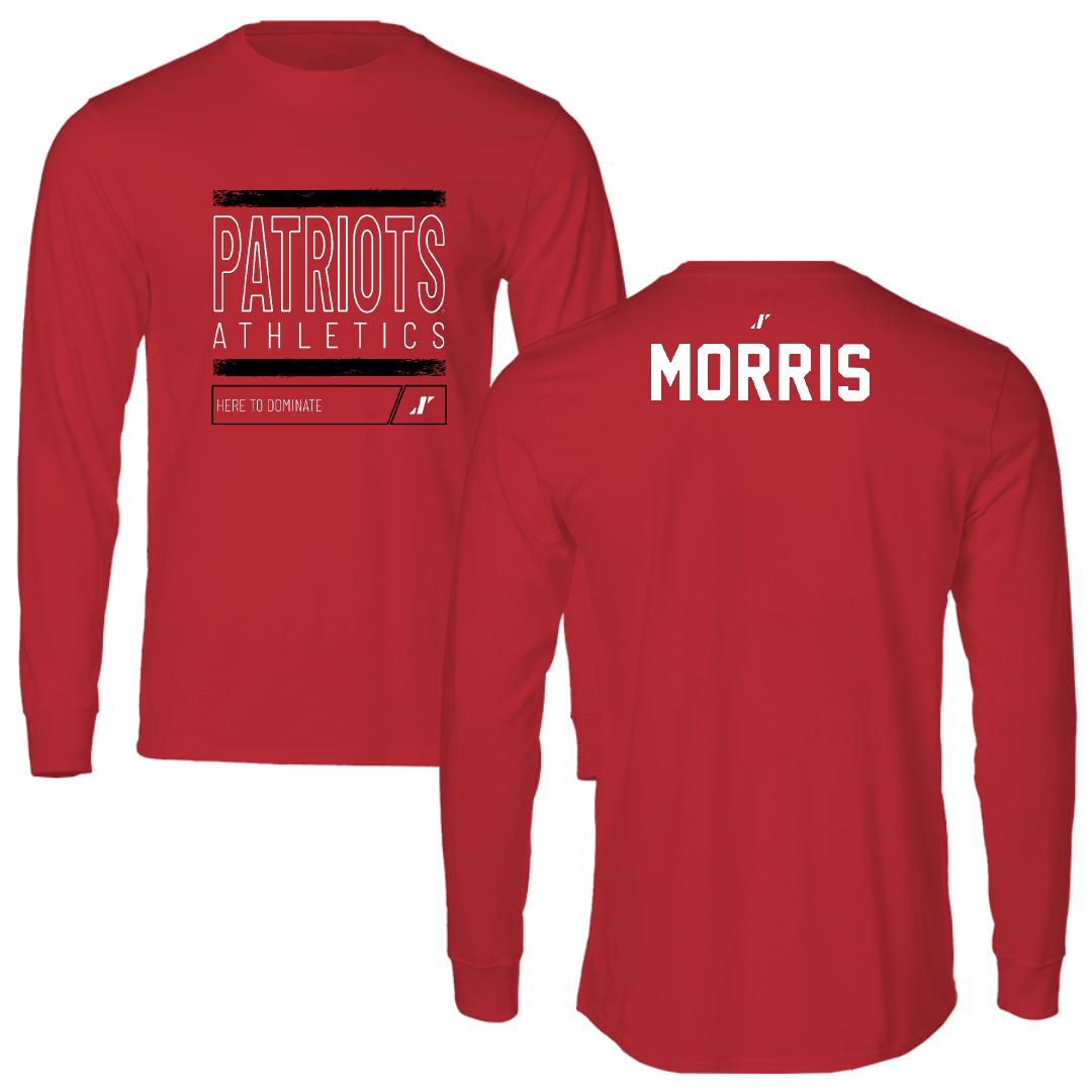 Dallas Baptist University TF and XC Red Dominate Performance Long Sleeve - Meggie Morris