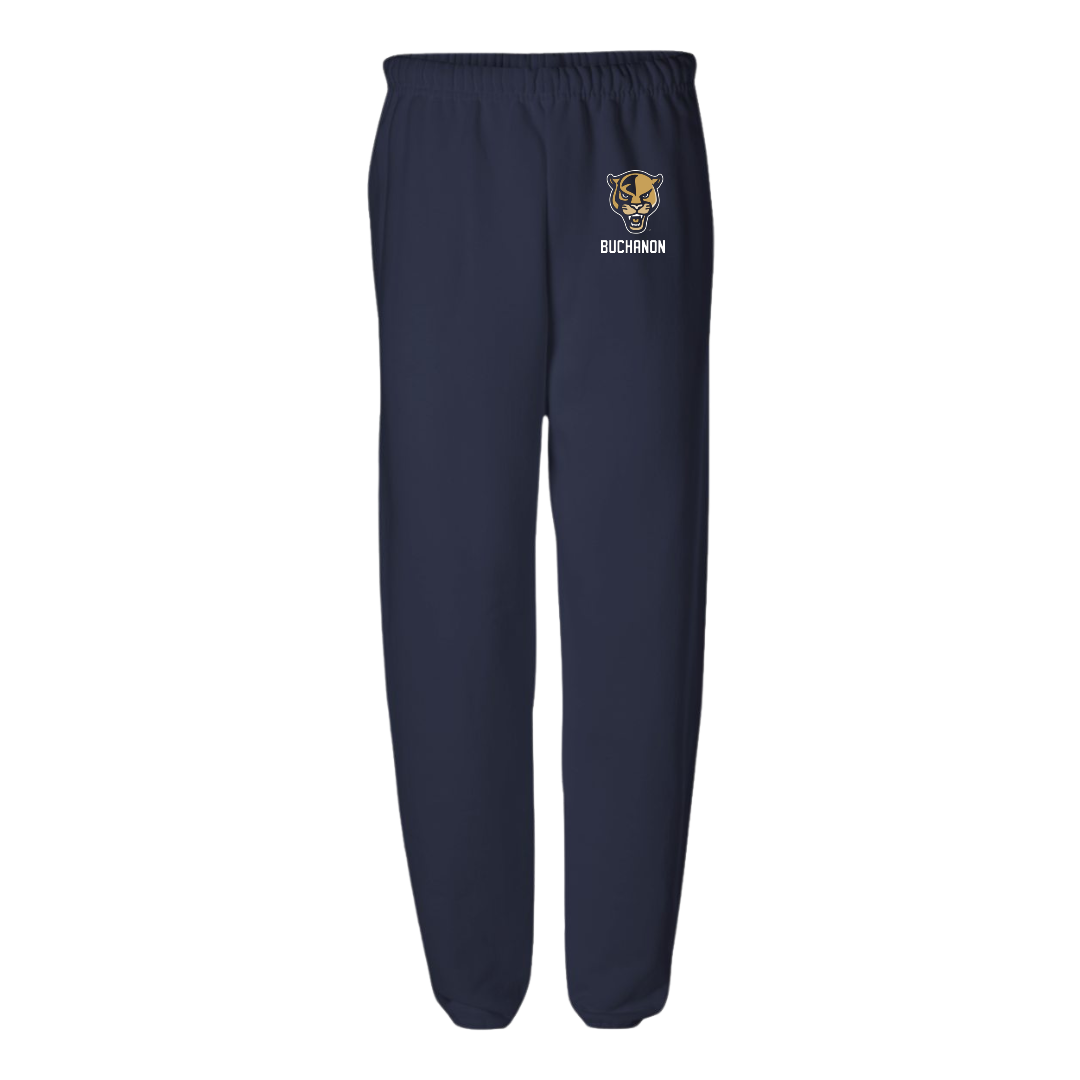 Florida International University Football Navy Sweatpants - #59 Jaheim Buchanon