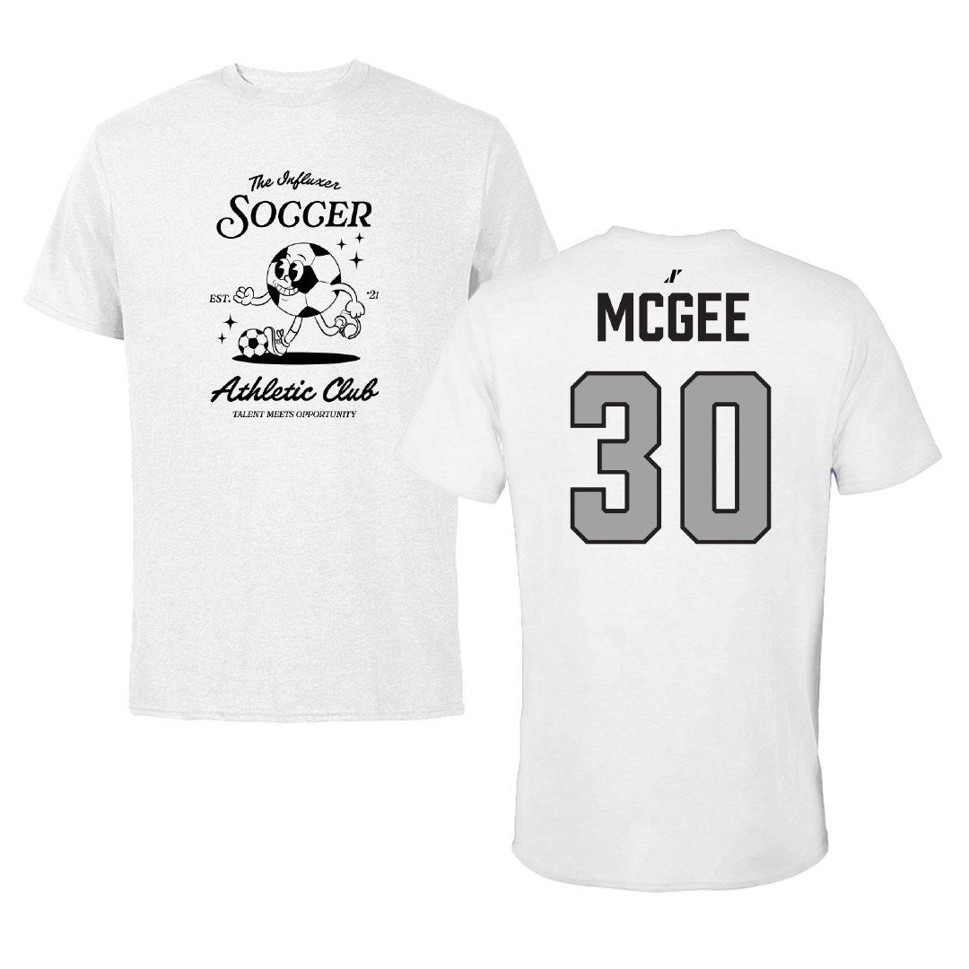 Soccer White Influxer Athletic Club Tee - #30 Ian McGee