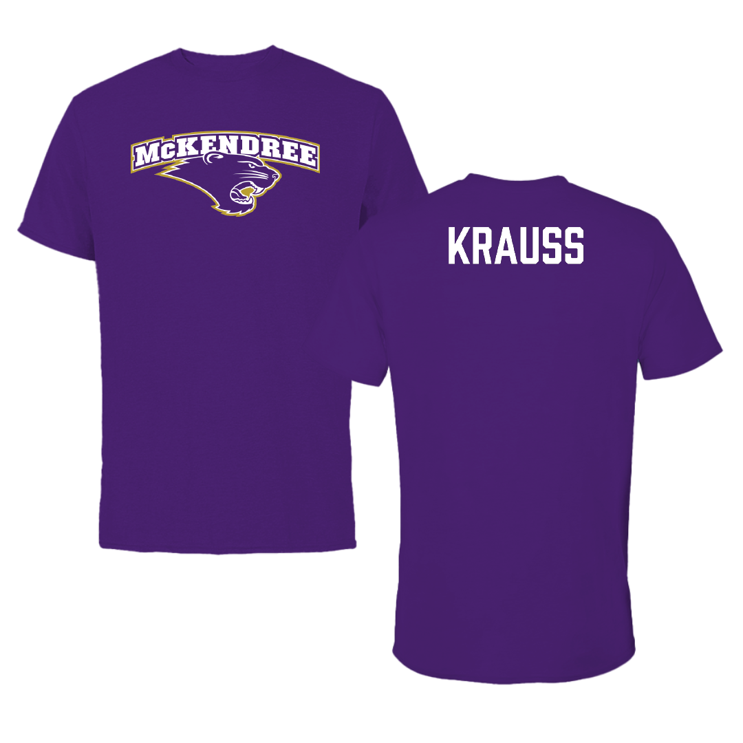 McKendree University Wrestling Purple Tee - Lydia Krauss