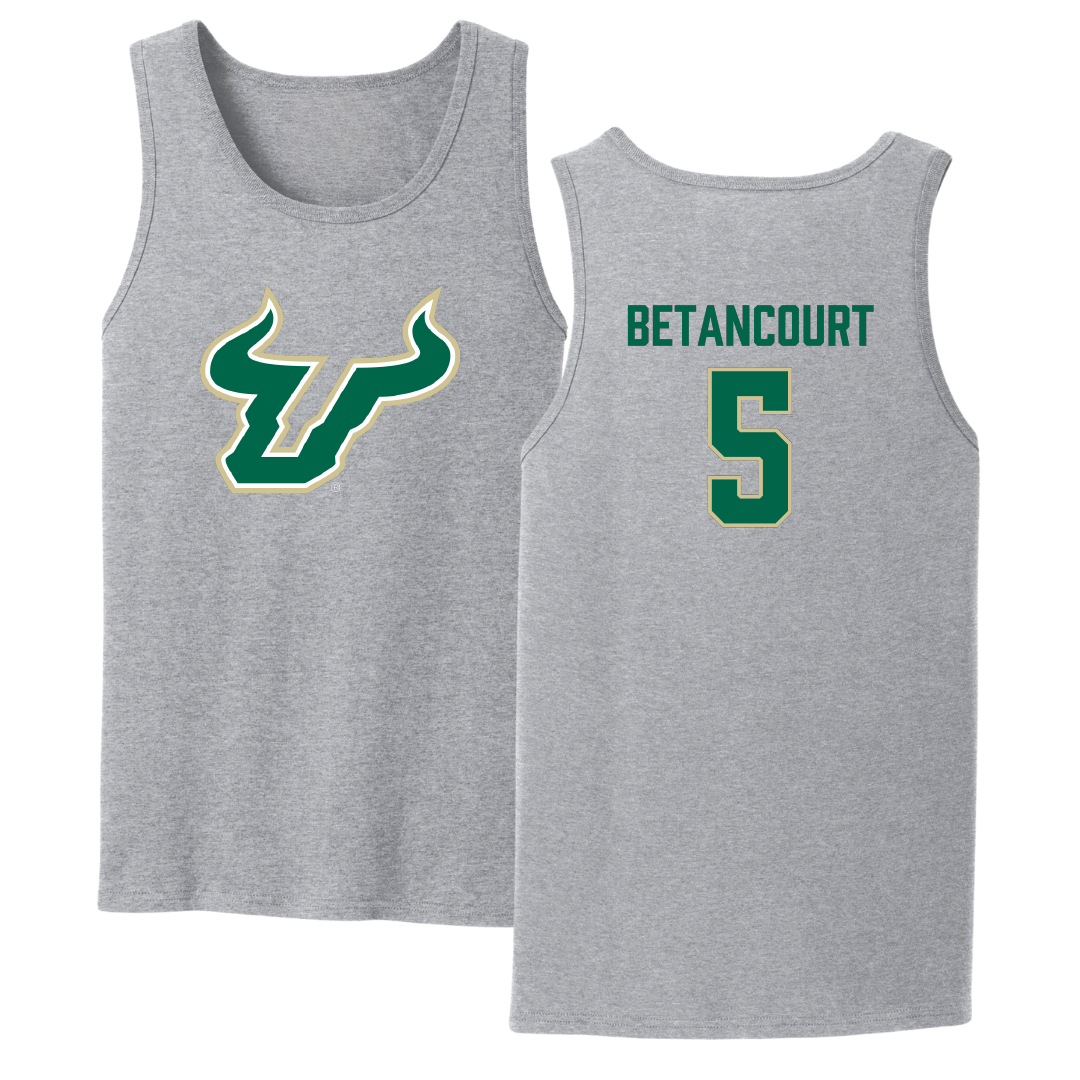 University of South Florida Baseball Sport Gray Tank Top - #5 Rafael Betancourt