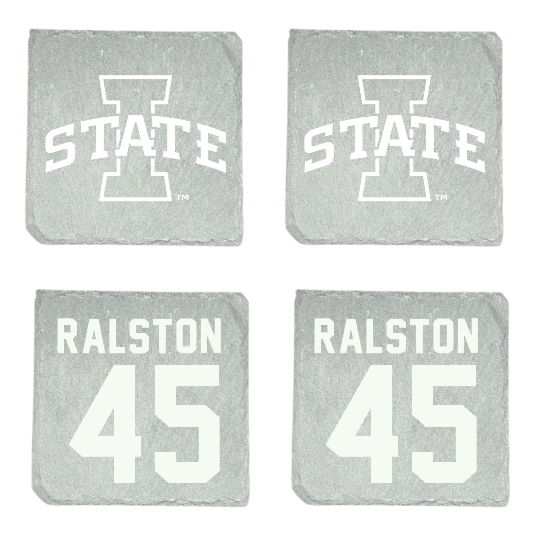 Iowa State University Softball Stone Coaster (4 Pack)  - #45 Jaiden Ralston