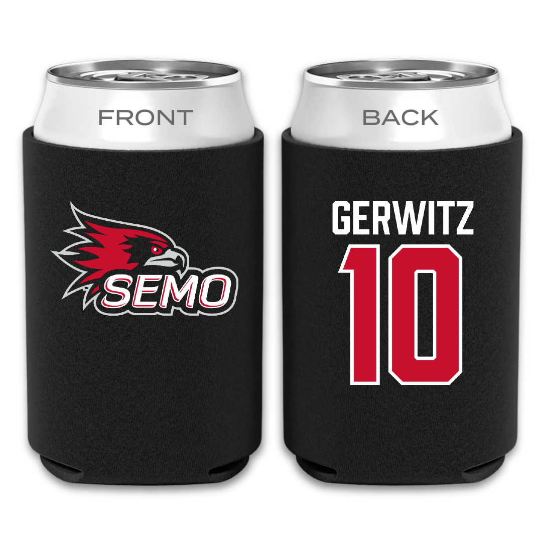 Southeast Missouri State University Softball Black Can Cooler - #10 Tatum Gerwitz