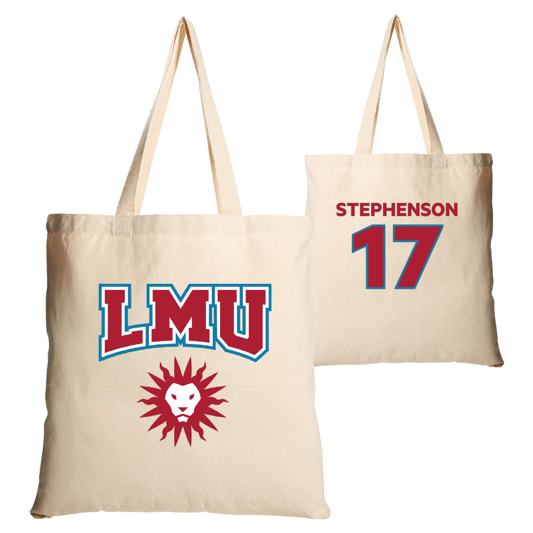Loyola Marymount University Volleyball Tan Canvas Tote Bag - #17 Sophie Stephenson