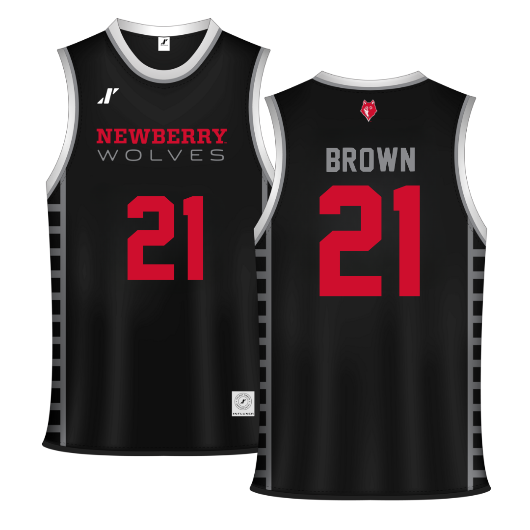 Newberry College Black Basketball Jersey - #21 Jada Brown