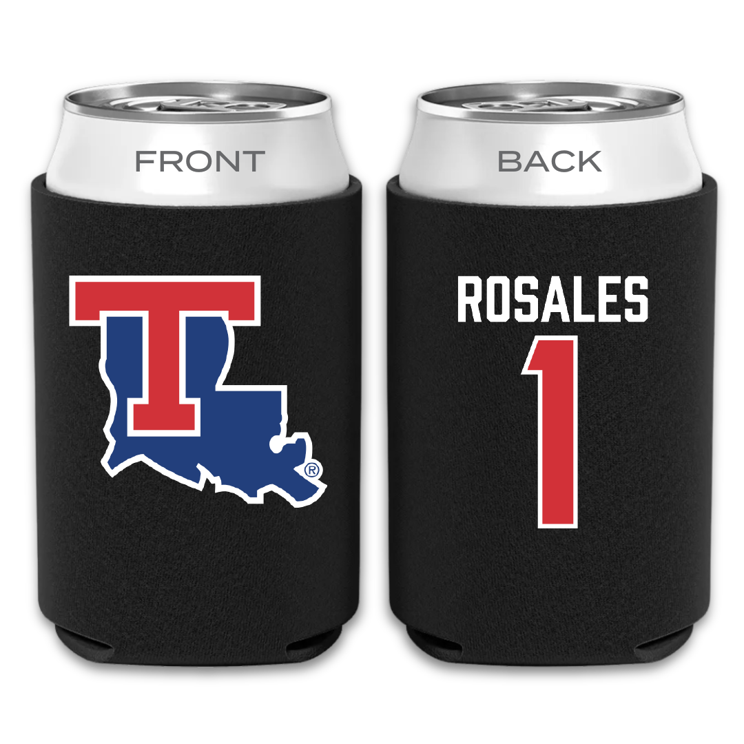Louisiana Tech University Bowling Black Can Cooler - #1 Patricia Rosales