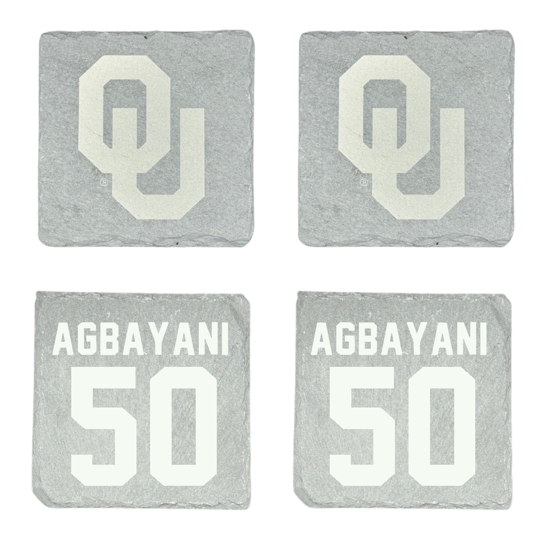 University of Oklahoma Softball Stone Coaster (4 Pack)  - #50 Ailana Agbayani