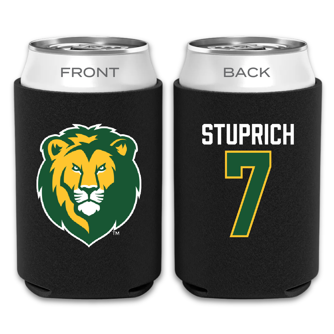 Southeastern Louisiana University Baseball Black Can Cooler - #7 Brennan Stuprich