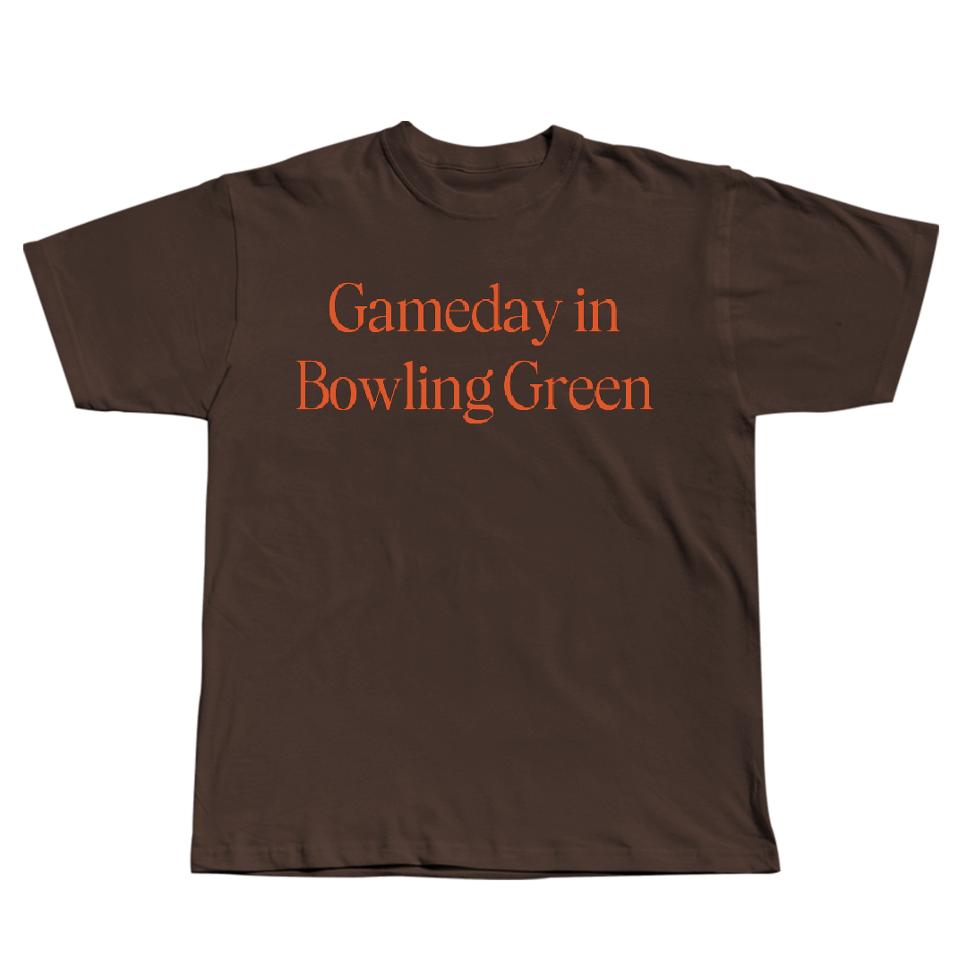 Bowling Green State University Football Brown Gameday Tee - #1 Mateo Sudipo