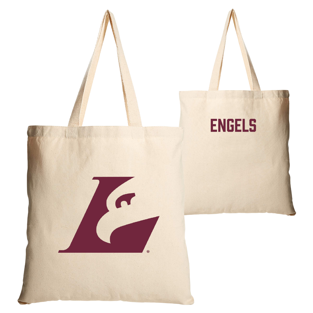 University of Wisconsin-La Crosse Gymnastics Tan Canvas Tote Bag - Morgan Engels