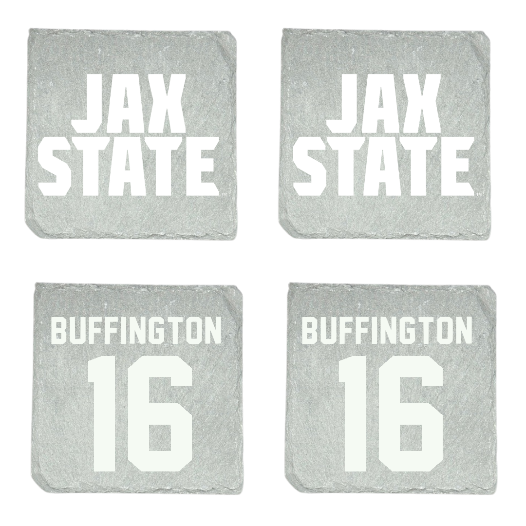 Jacksonville State University Softball Stone Coaster (4 Pack)  - #16 Hannah Buffington