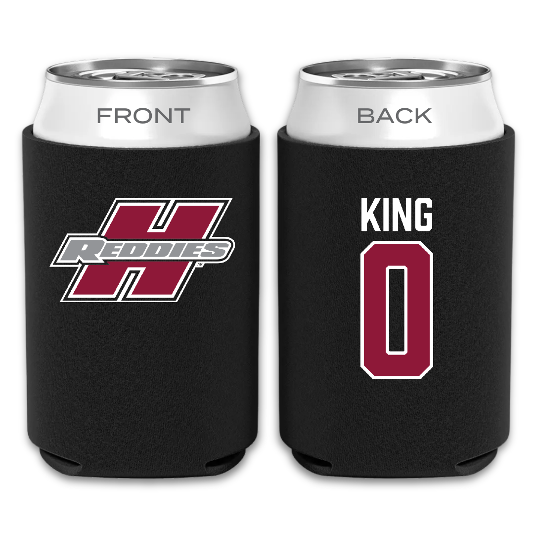 Henderson State University Basketball Black Can Cooler - #0 Clarence King