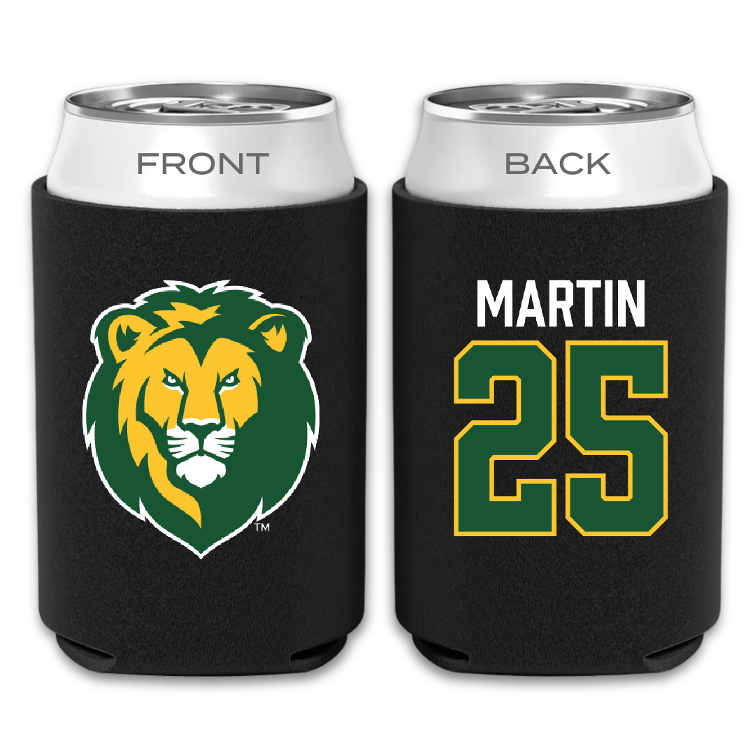 Southeastern Louisiana University Soccer Black Can Cooler - #25 Mia Martin
