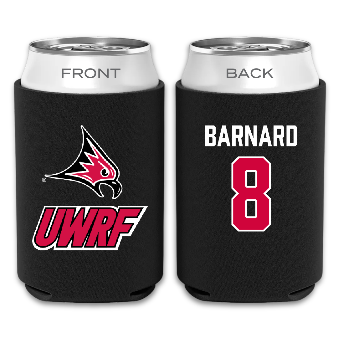 University of Wisconsin-River Falls Football Black Can Cooler - #8 Jake Barnard