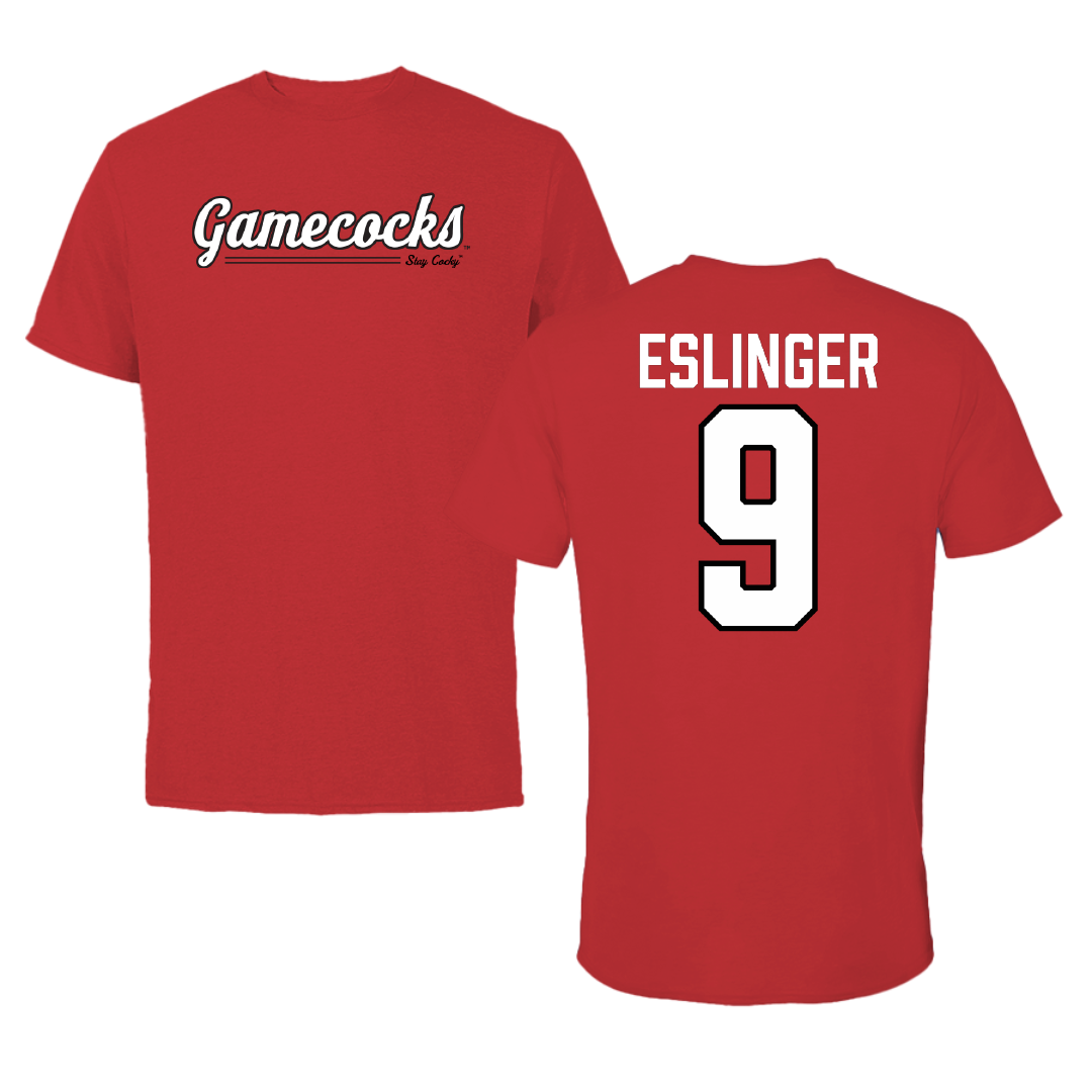 Jacksonville State University Softball Red General Tee - #9 Jordan Eslinger