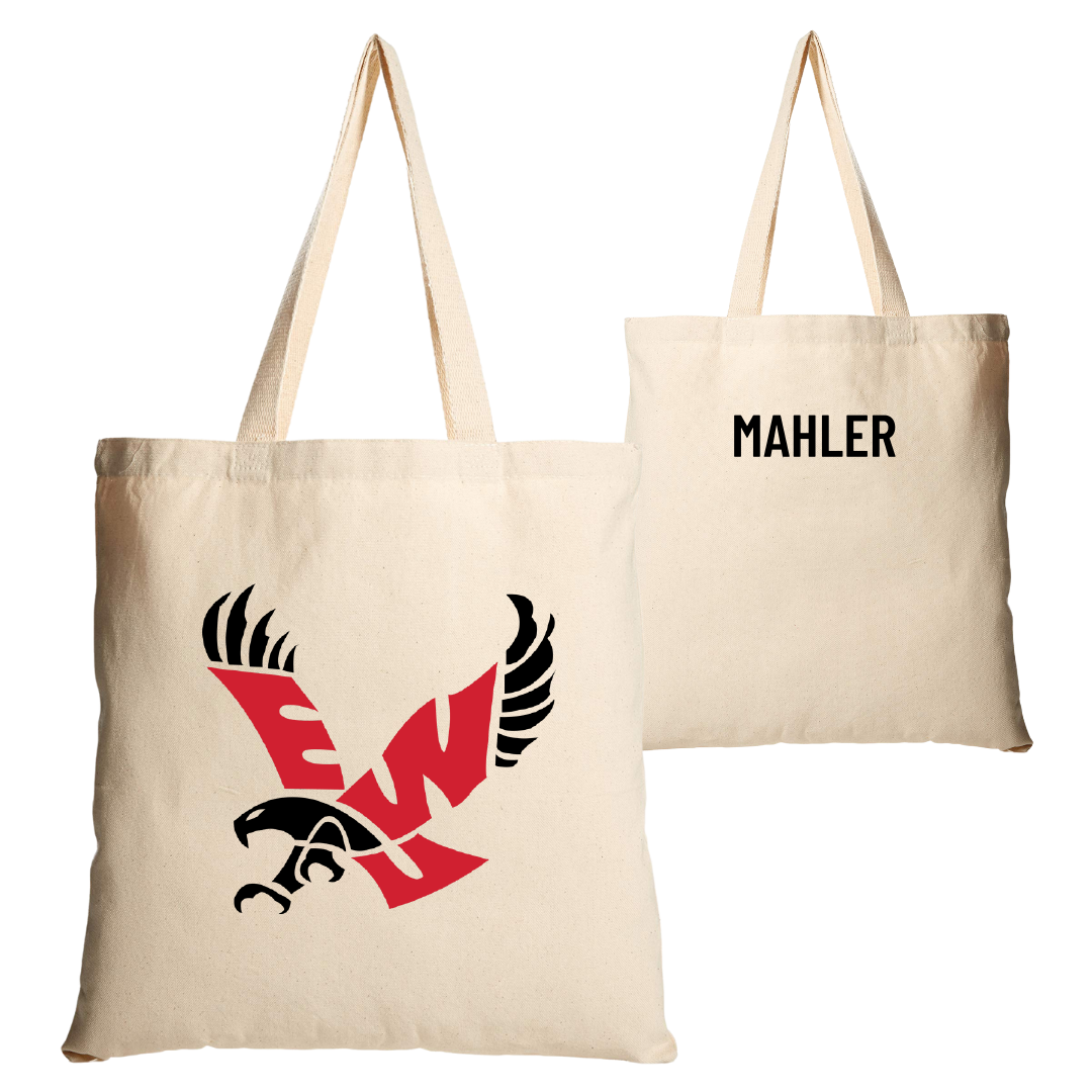 Eastern Washington University Golf Tan Canvas Tote Bag - Brooke Mahler
