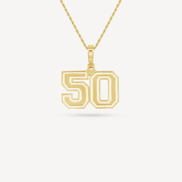 Gold Presidents Pendant and Chain - #50 Trevor Wilson