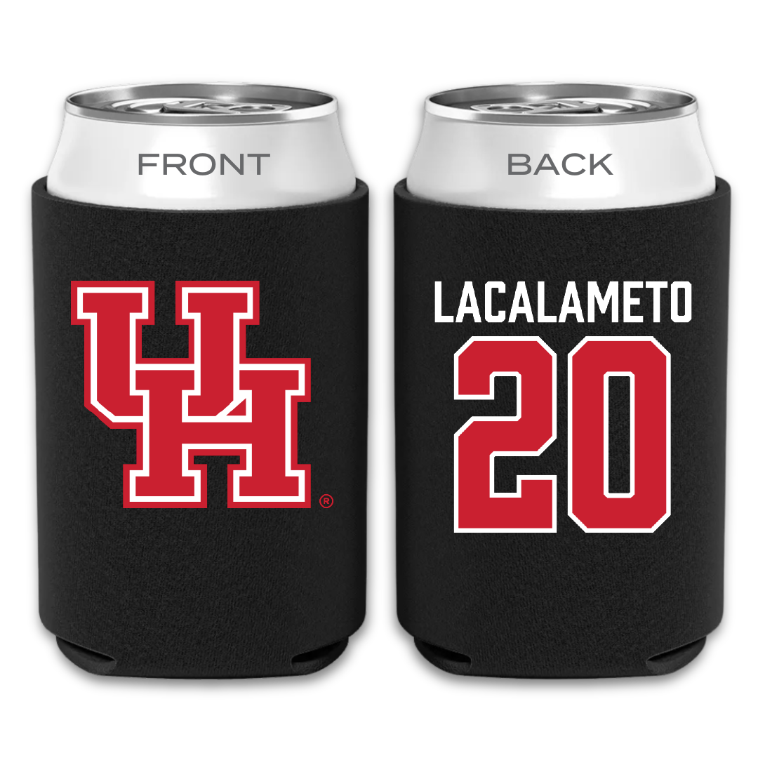 University of Houston Baseball Black Can Cooler - #20 Kyle LaCalameto