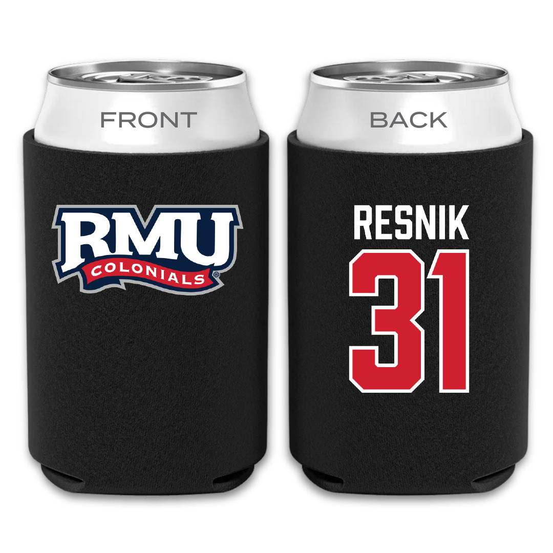 Robert Morris University Softball Black Can Cooler - #31 Anna Resnik