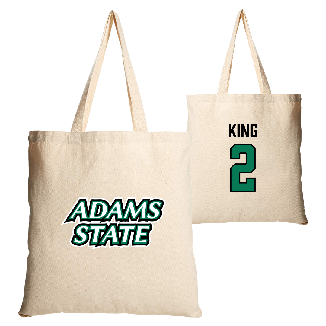 Adams State University Basketball (M) Tan Canvas Tote Bag - #2 Jayce King