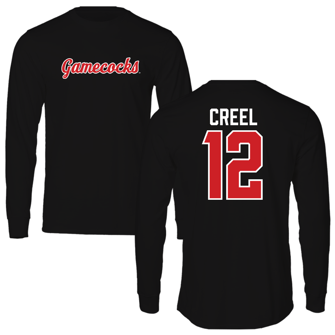 Jacksonville State University Football Black Long Sleeve - #12 Caden Creel