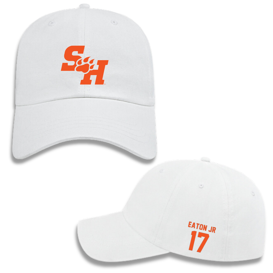 Sam Houston State University Football White Hat - #17 Christopher Eaton Jr