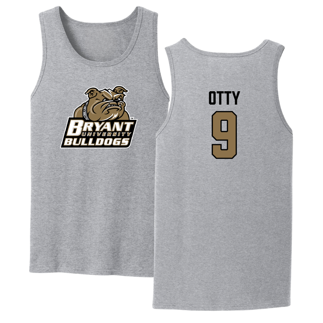 Bryant University Football Sport Gray Tank Top - #9 Michael Otty