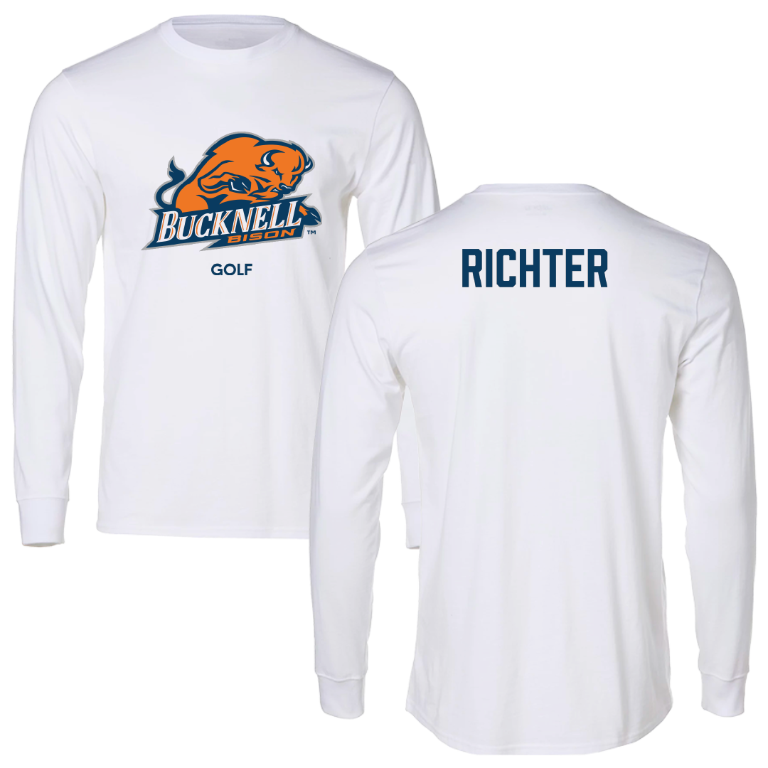 Bucknell University Golf (W) White Long Sleeve - Paige Richter