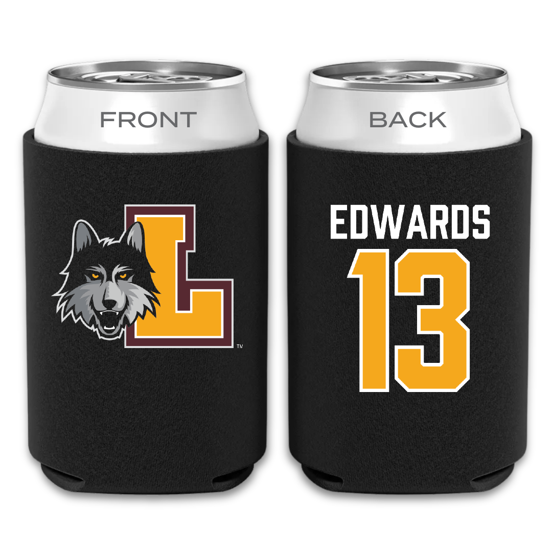 Loyola University-Chicago Basketball Black Can Cooler - #13 Sheldon Edwards