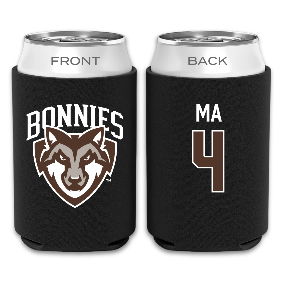 St. Bonaventure University Soccer Black Can Cooler - #4 Lilly Ma