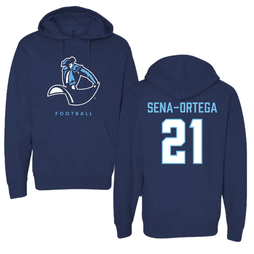 University of San Diego Football Navy Hoodie - #21 Trey Sena-Ortega