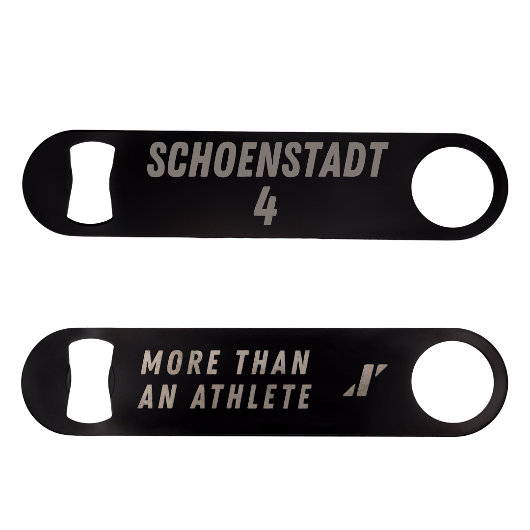 University of Utah Soccer Black Bottle Opener - #4 Alex Schoenstadt