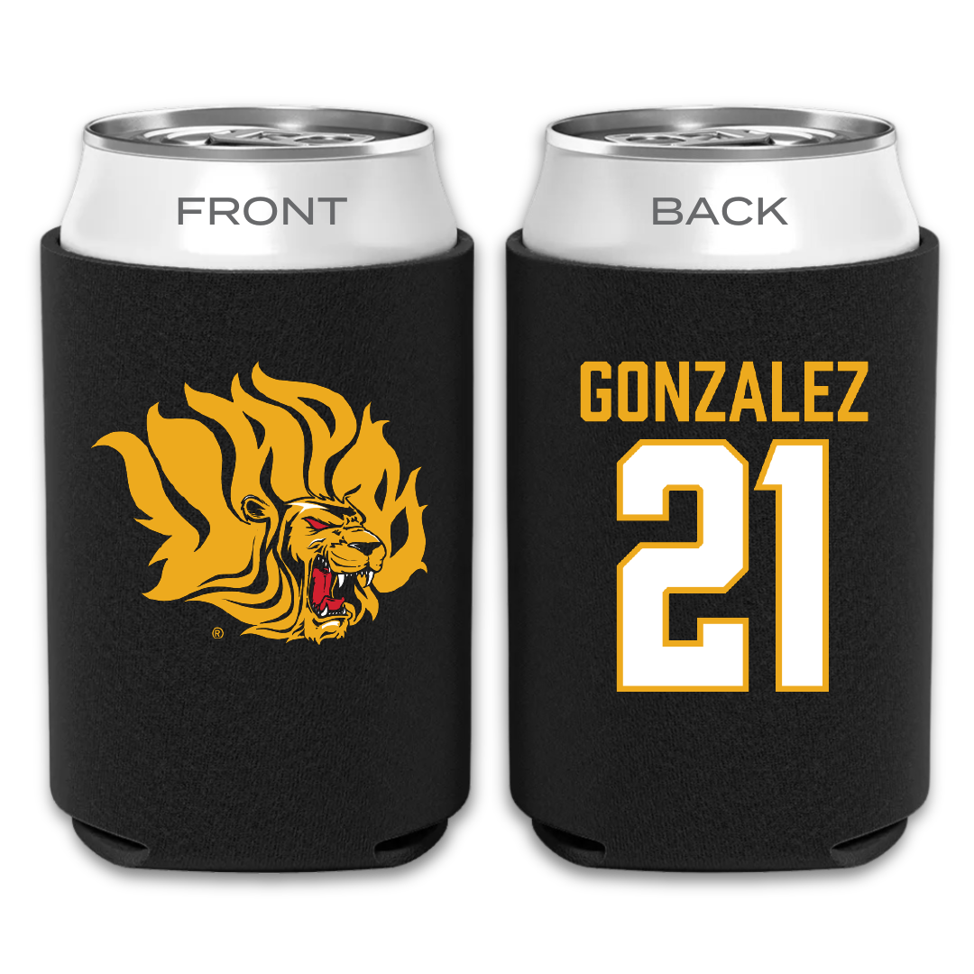 University of Arkansas-Pine Bluff Soccer Black Can Cooler - #21 Brooke Gonzalez