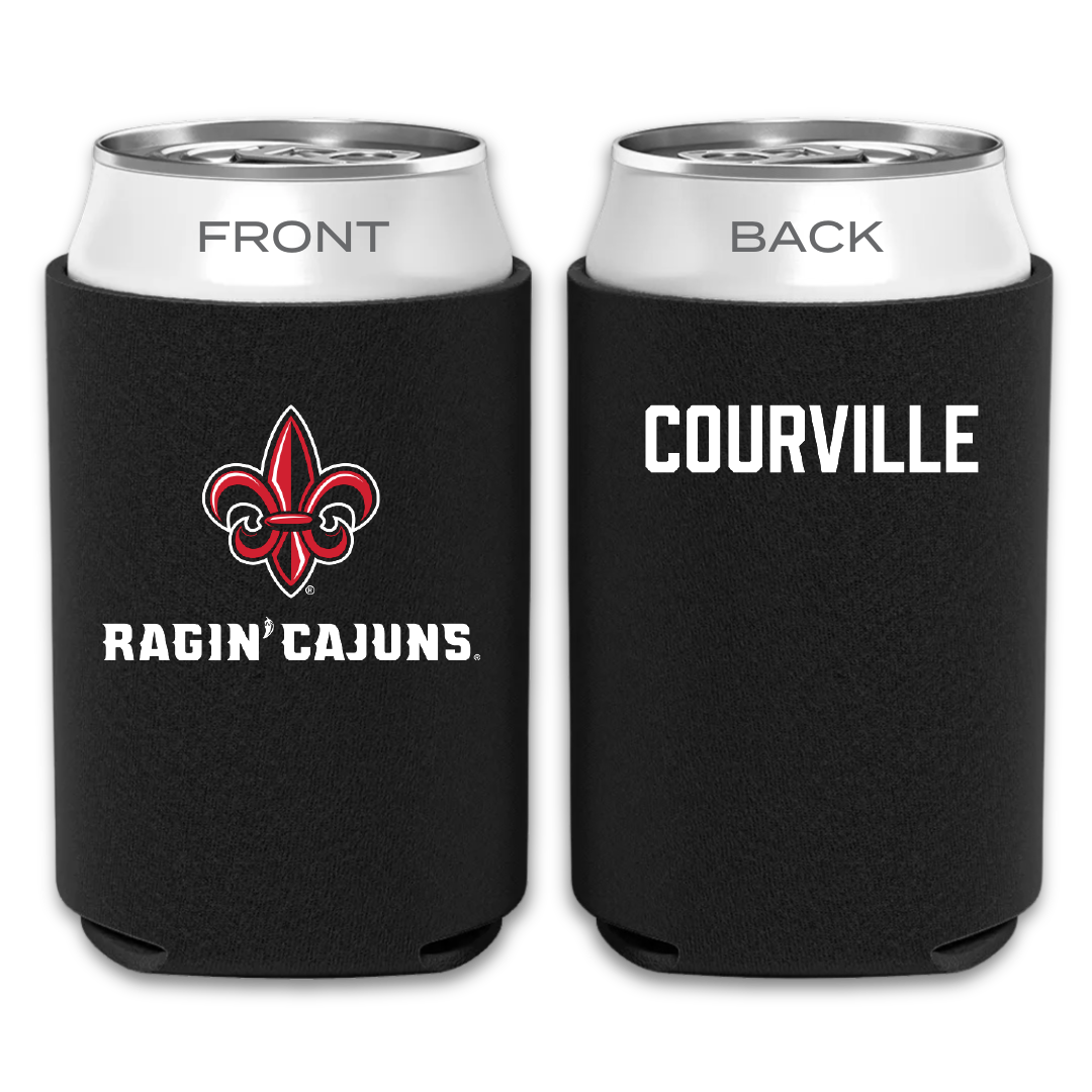 University of Louisiana at Lafayette TF and XC Black Can Cooler - Juliana Courville