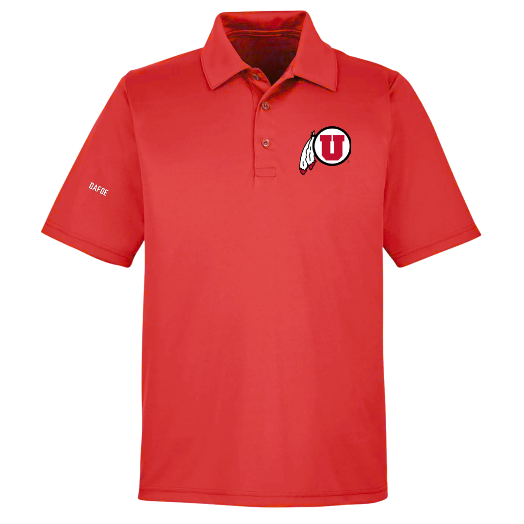 University of Utah Swimming & Diving Red Polo - Claire Dafoe