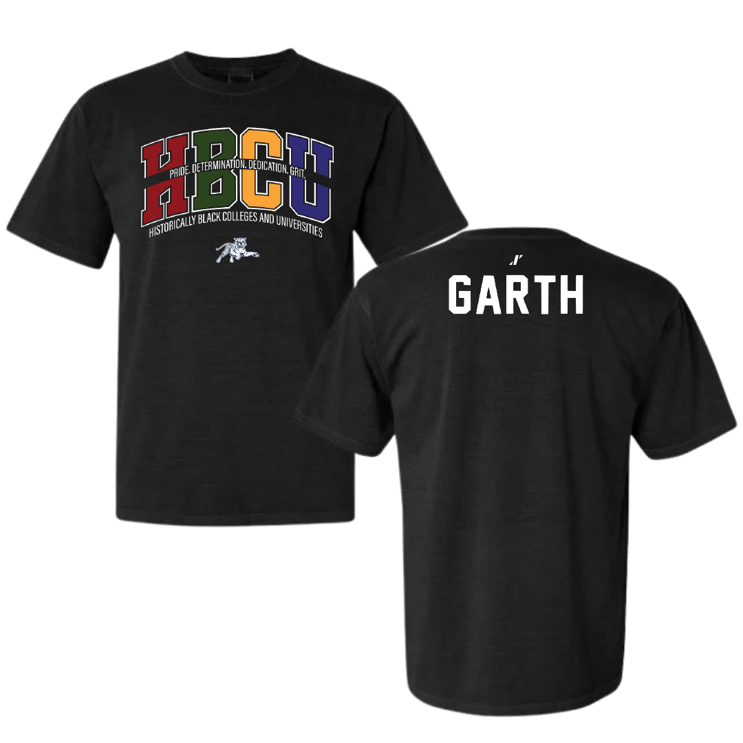 Jackson State University Cheer Black HBCU Comfort Colors Tee - Karlee Garth