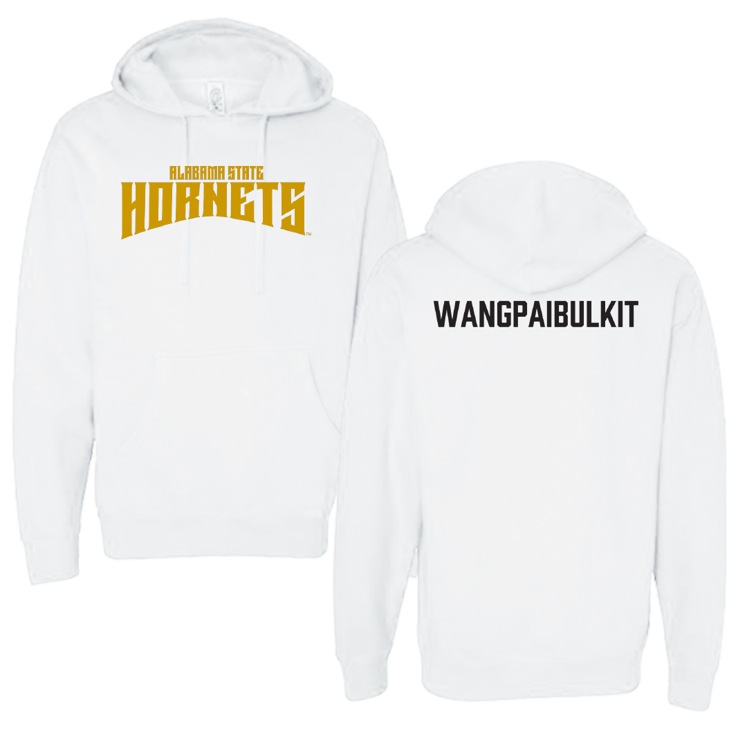 Alabama State University Golf White Classic Hoodie - Chotithuch Wangpaibulkit