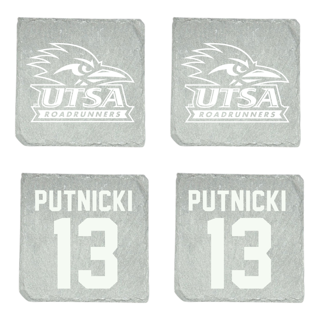 University of Texas at San Antonio Volleyball Stone Coaster (4 Pack)  - #13 Miranda Putnicki