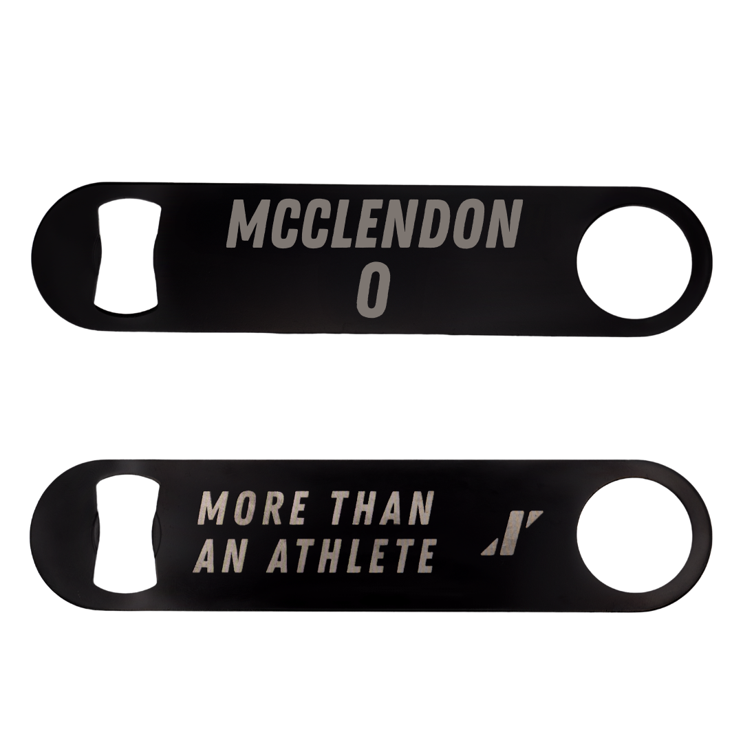 Bowling Green State University Football Black Bottle Opener - #0 Darius McClendon