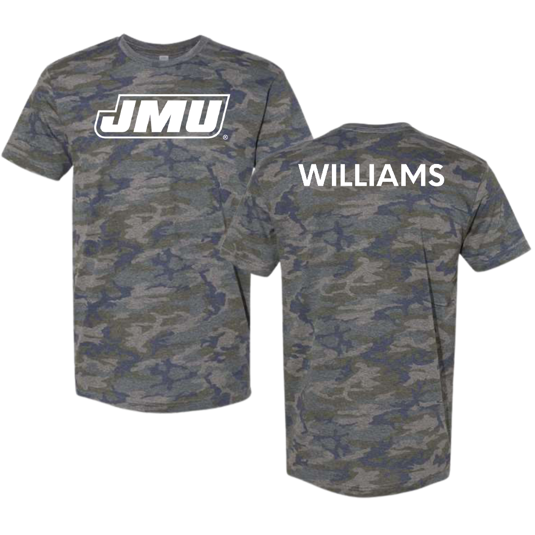 James Madison University Tennis (W) Vintage Camo Tee - Sophie Williams